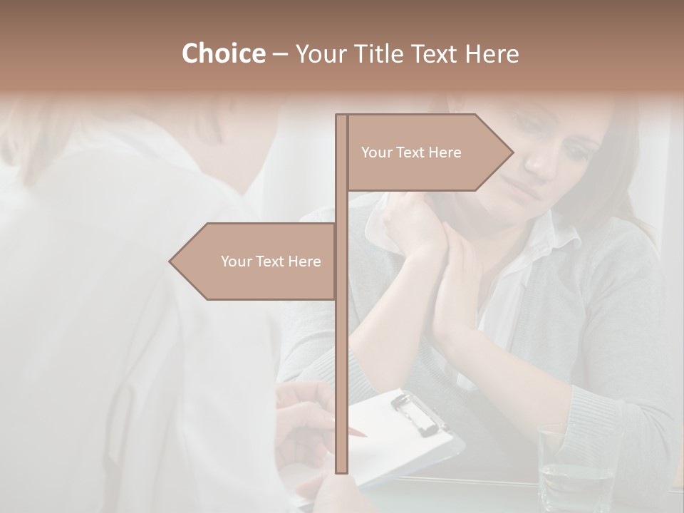 Psychologist Problems Explaining PowerPoint Template
