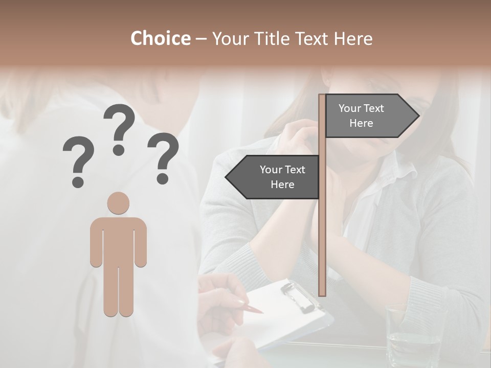 Psychologist Problems Explaining PowerPoint Template