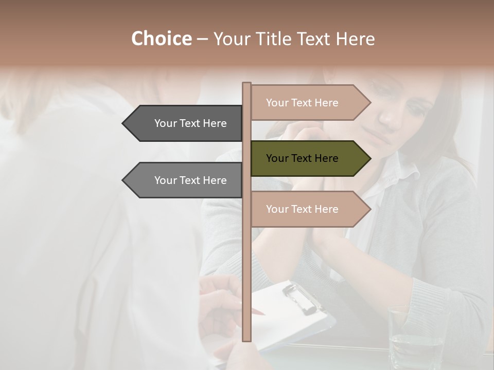 Psychologist Problems Explaining PowerPoint Template
