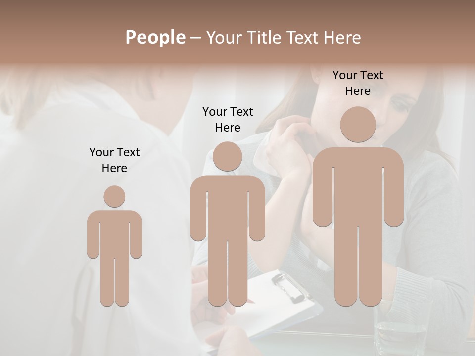 Psychologist Problems Explaining PowerPoint Template