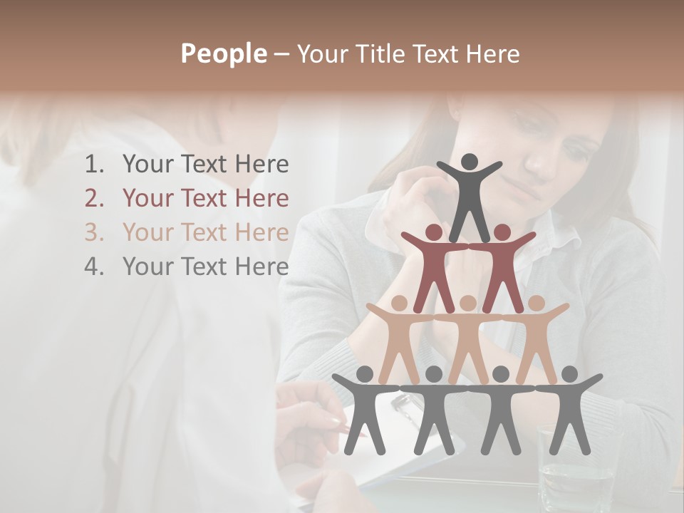 Psychologist Problems Explaining PowerPoint Template