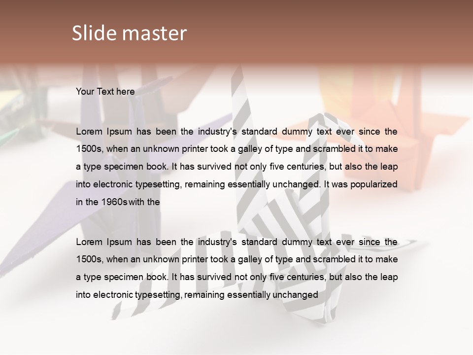 Two Background White PowerPoint Template