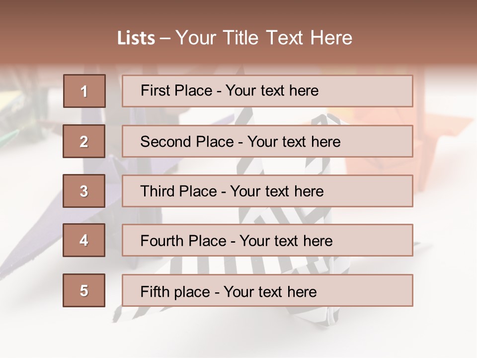 Two Background White PowerPoint Template