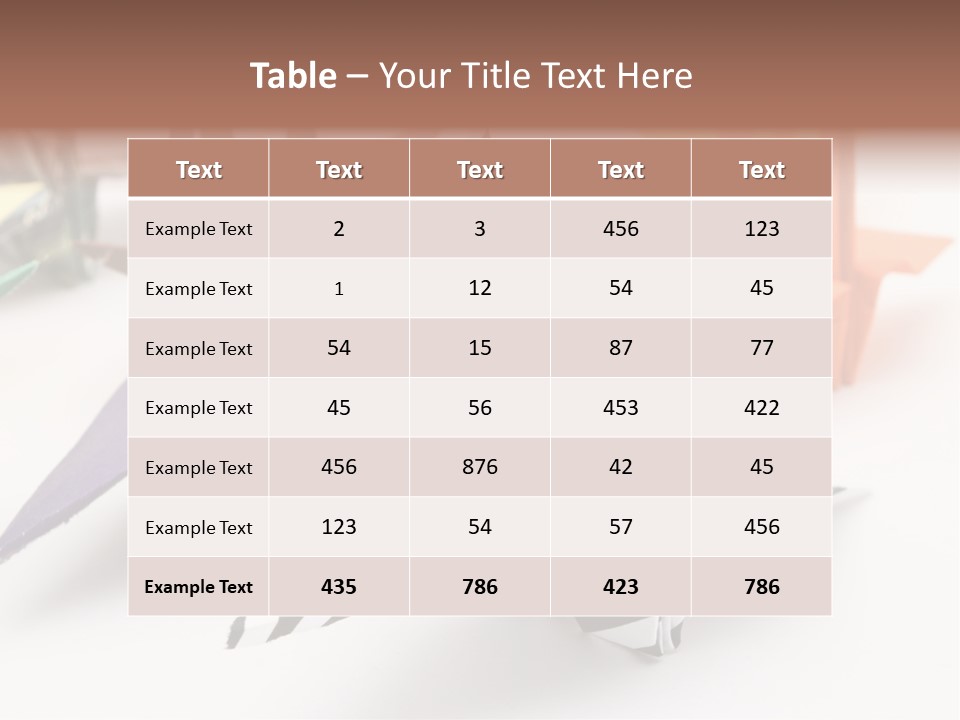 Two Background White PowerPoint Template