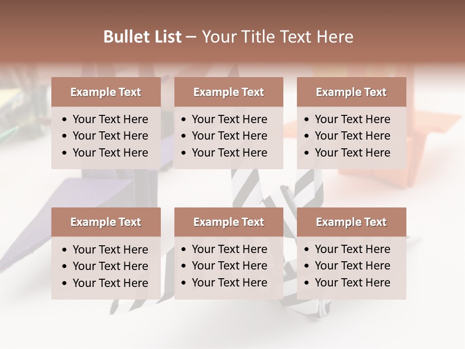 Two Background White PowerPoint Template