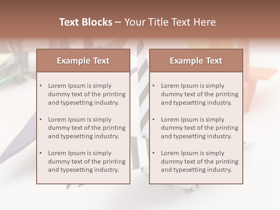 Two Background White PowerPoint Template