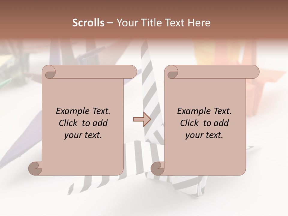 Two Background White PowerPoint Template