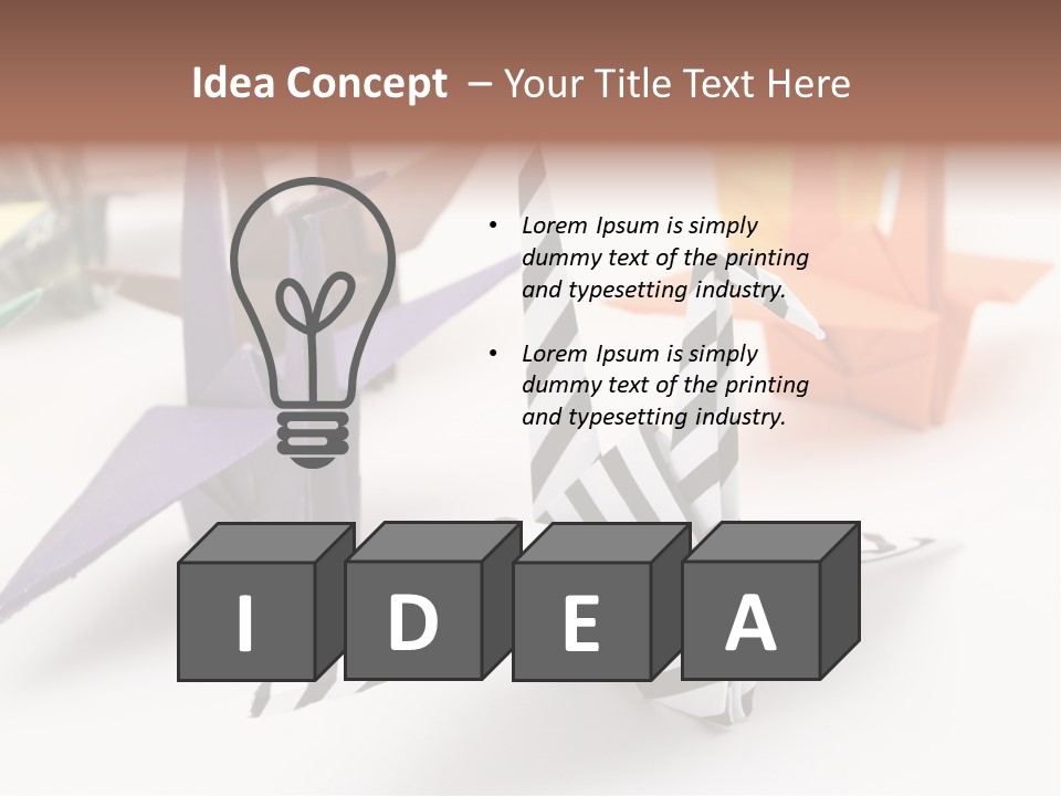 Two Background White PowerPoint Template