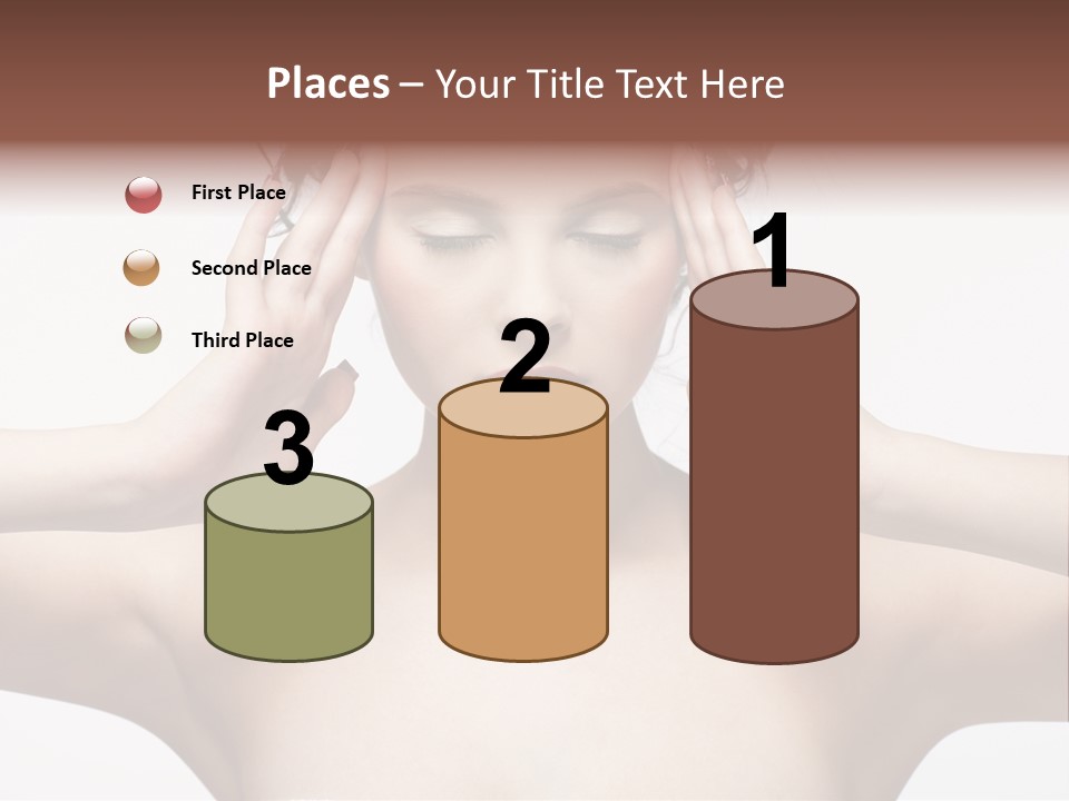 Lips Caucasian Ache PowerPoint Template