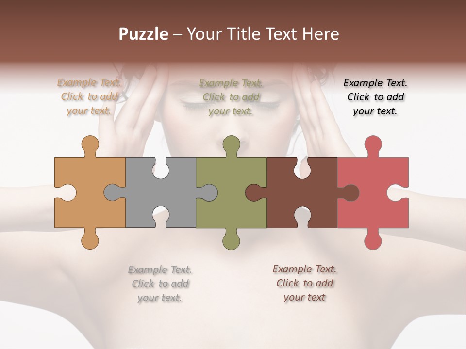 Lips Caucasian Ache PowerPoint Template