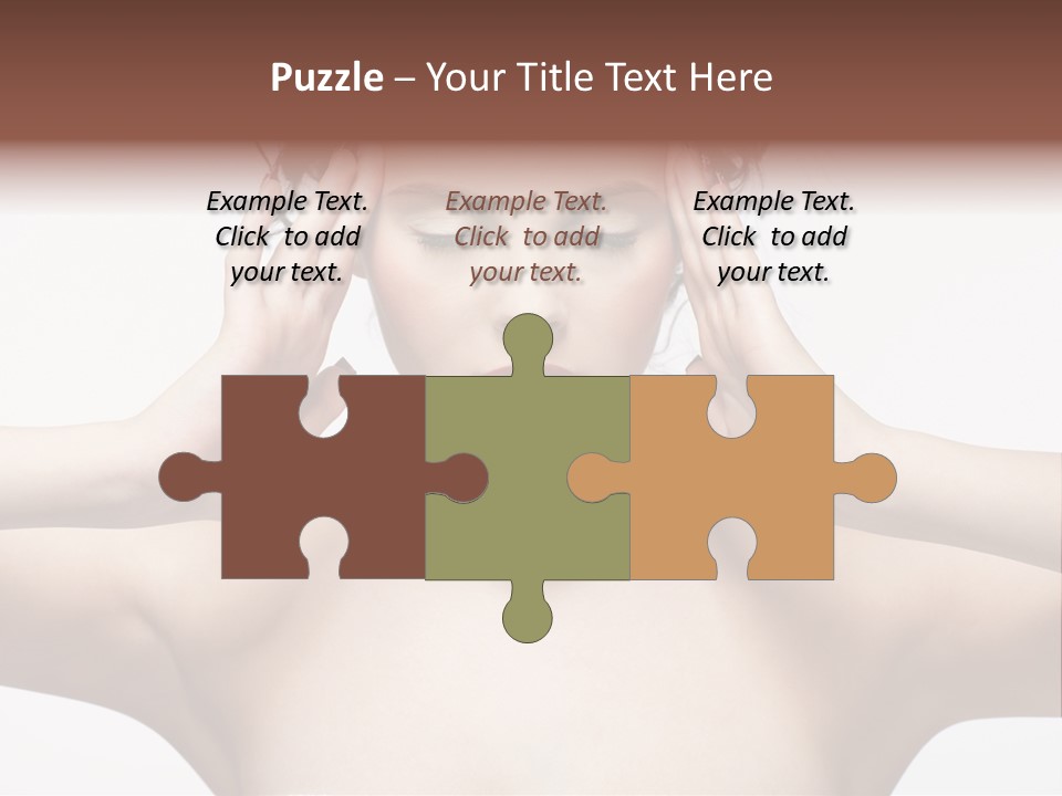 Lips Caucasian Ache PowerPoint Template