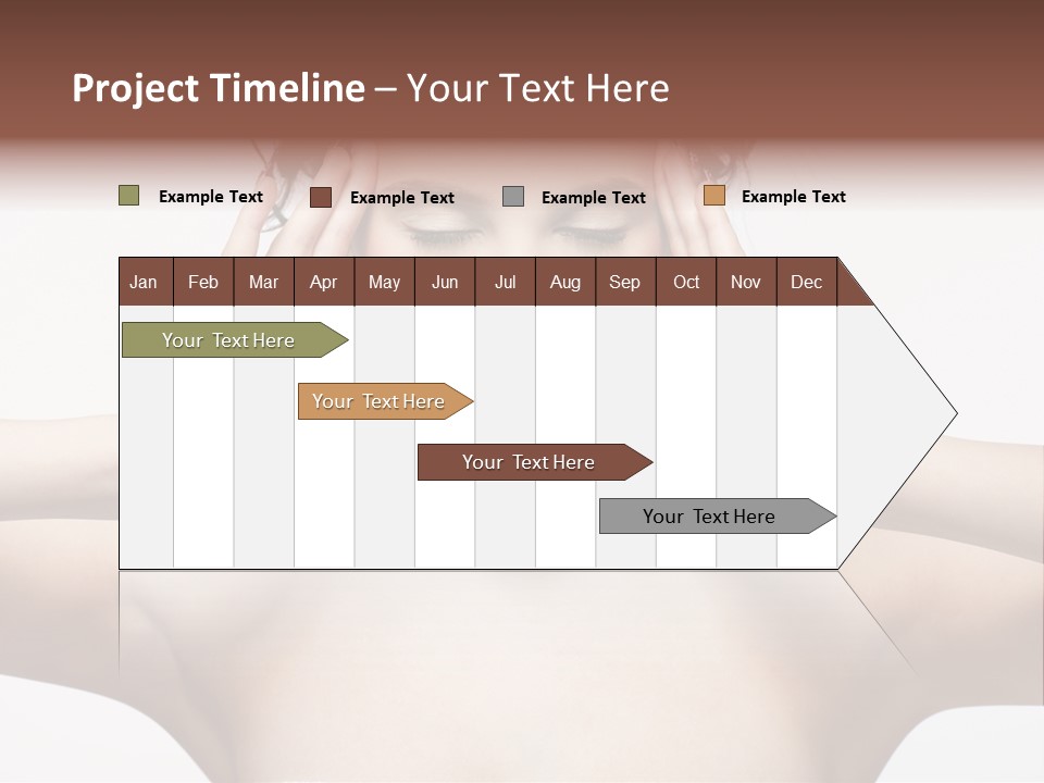 Lips Caucasian Ache PowerPoint Template