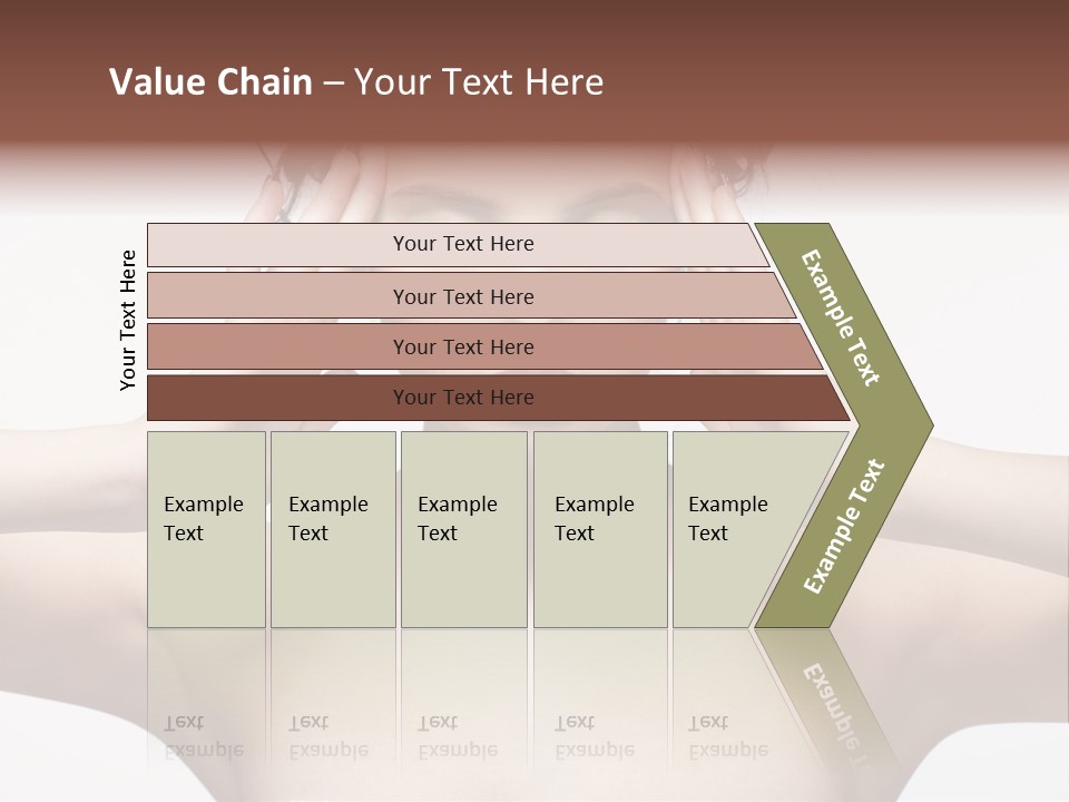 Lips Caucasian Ache PowerPoint Template