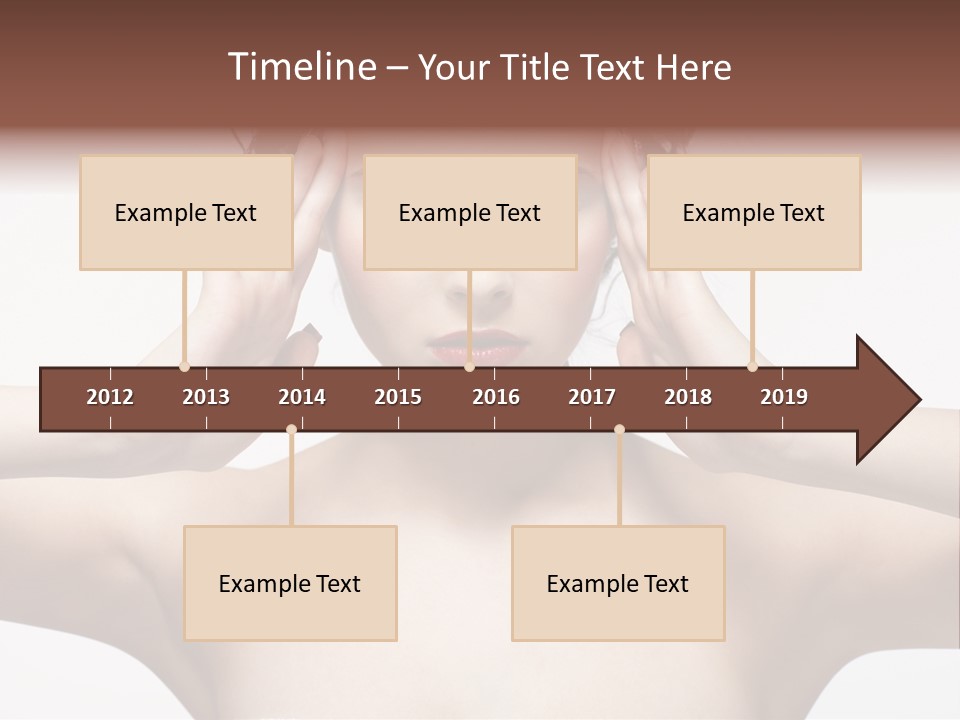 Lips Caucasian Ache PowerPoint Template