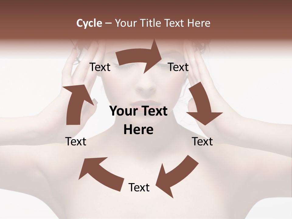 Lips Caucasian Ache PowerPoint Template