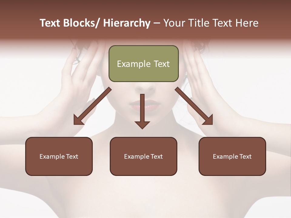Lips Caucasian Ache PowerPoint Template