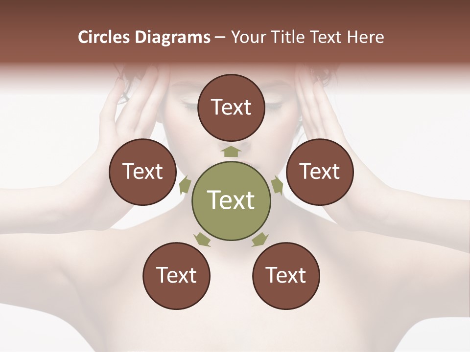 Lips Caucasian Ache PowerPoint Template