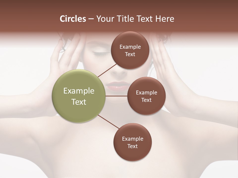 Lips Caucasian Ache PowerPoint Template