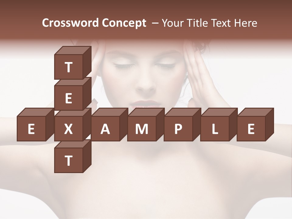 Lips Caucasian Ache PowerPoint Template