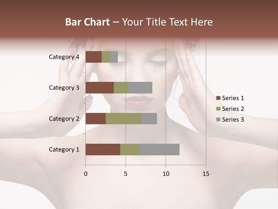 Lips Caucasian Ache PowerPoint Template