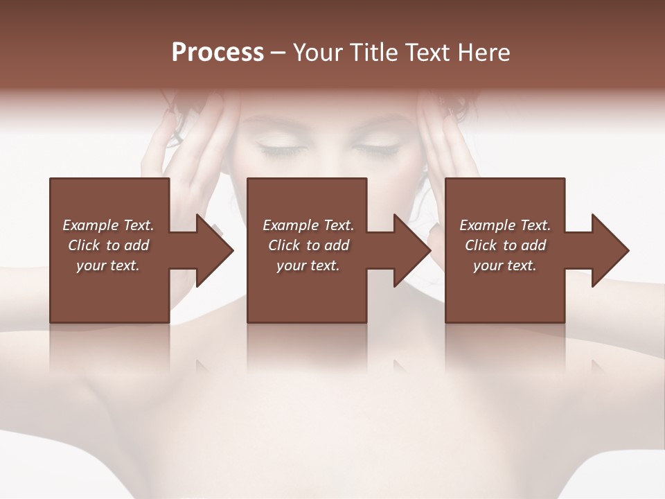 Lips Caucasian Ache PowerPoint Template