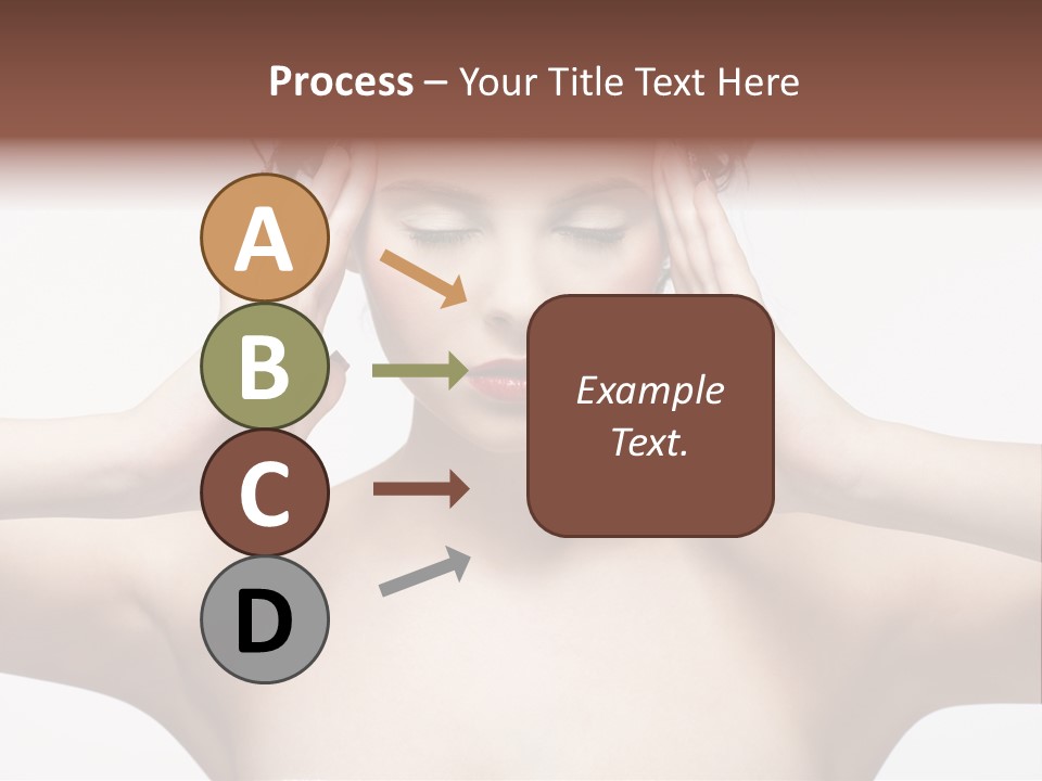 Lips Caucasian Ache PowerPoint Template