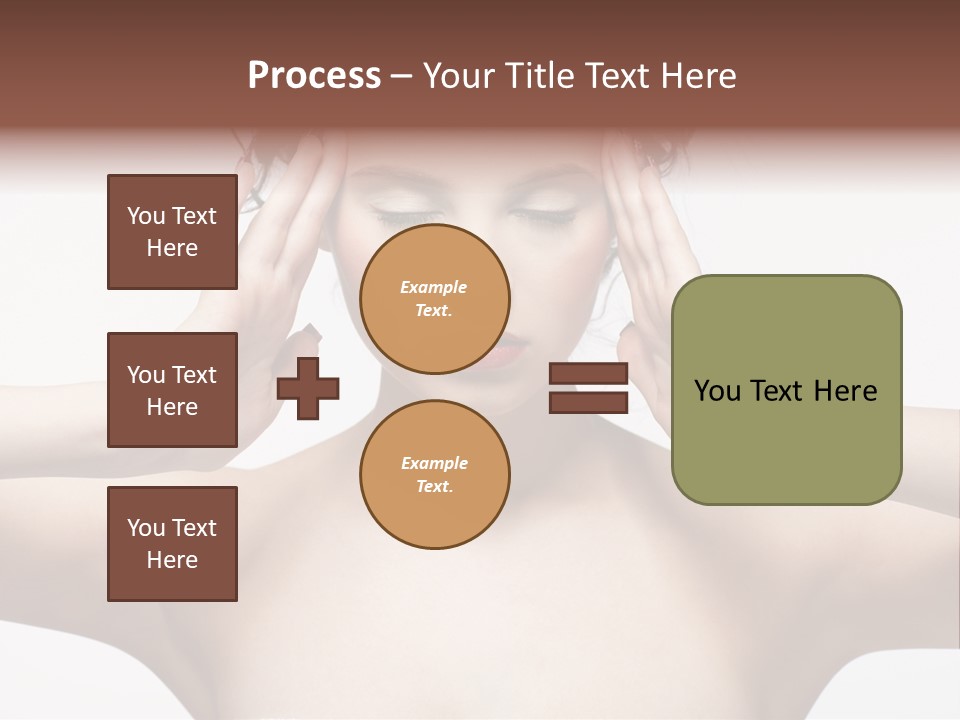 Lips Caucasian Ache PowerPoint Template