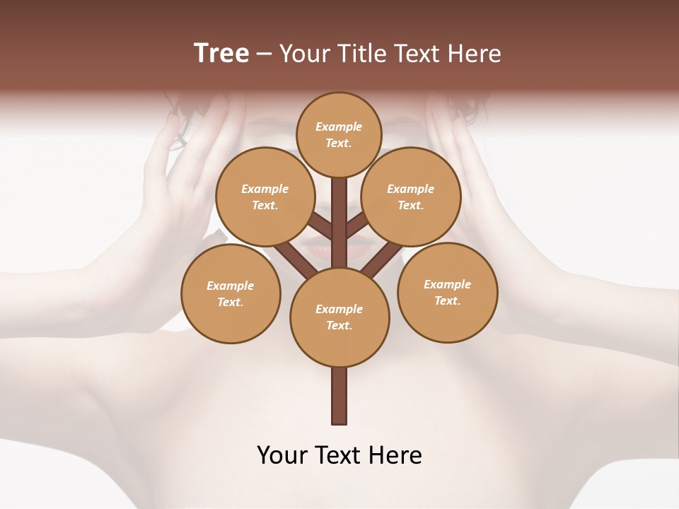 Lips Caucasian Ache PowerPoint Template