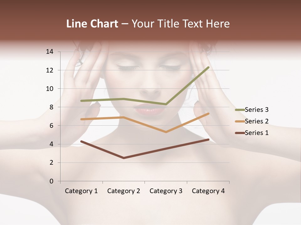 Lips Caucasian Ache PowerPoint Template