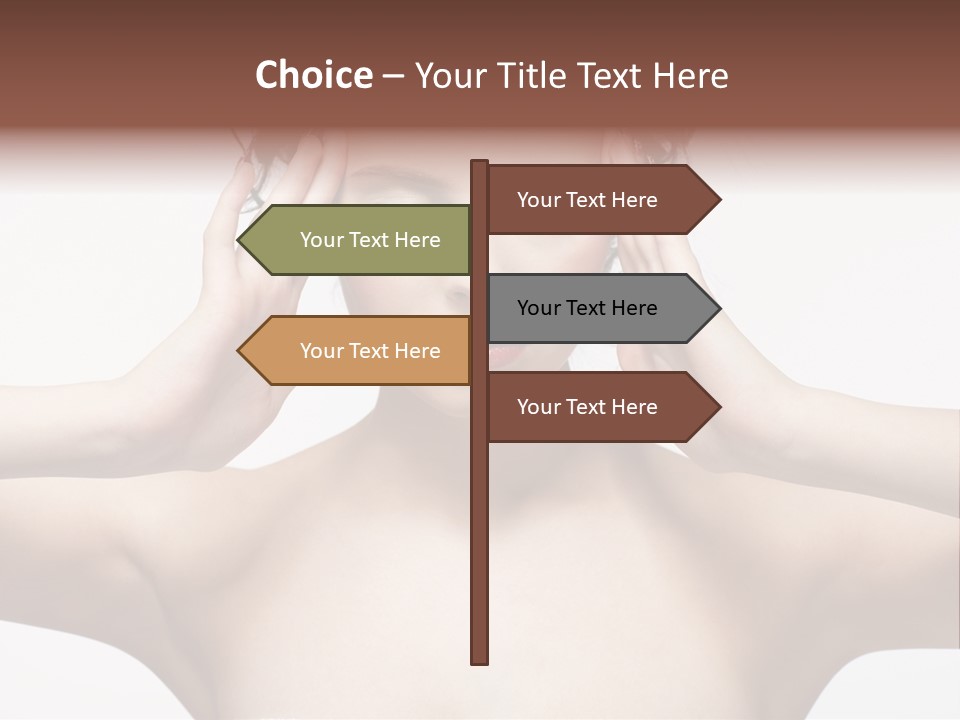 Lips Caucasian Ache PowerPoint Template