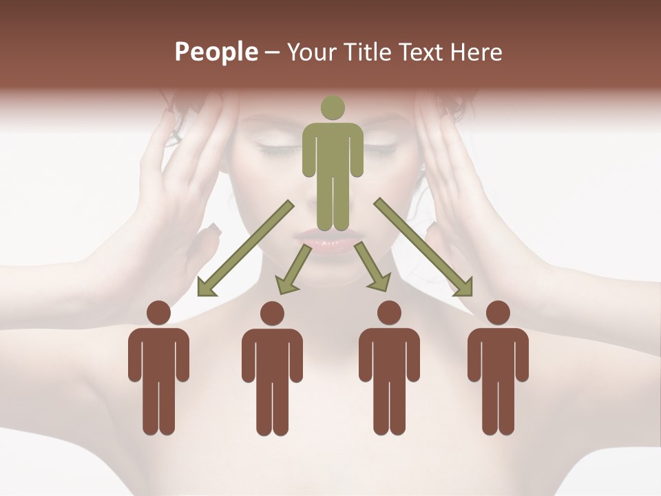 Lips Caucasian Ache PowerPoint Template