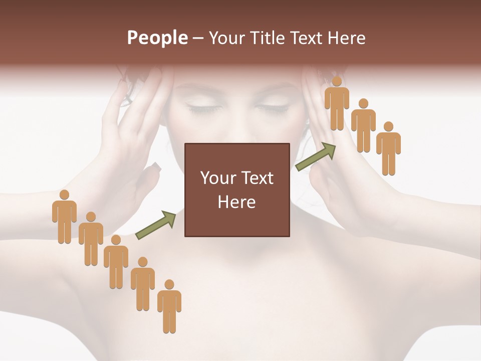 Lips Caucasian Ache PowerPoint Template