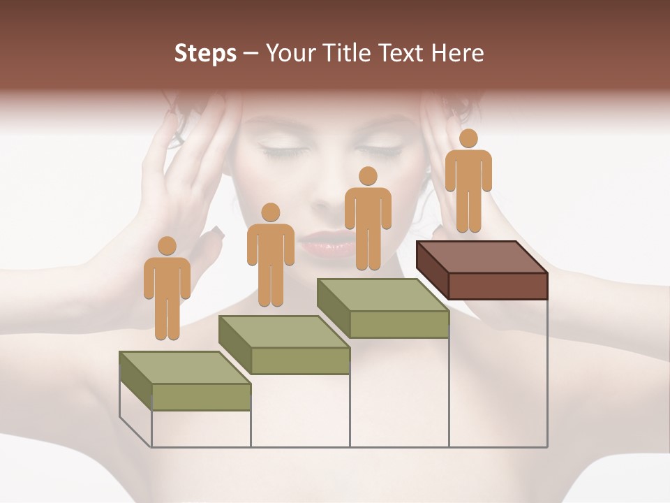 Lips Caucasian Ache PowerPoint Template