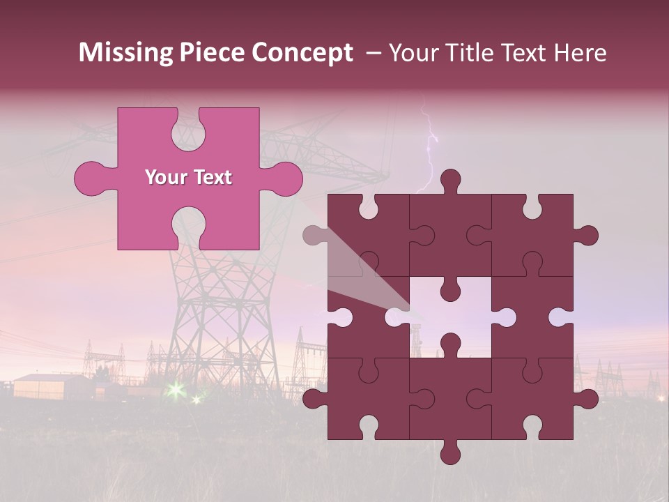High Cable Arc PowerPoint Template