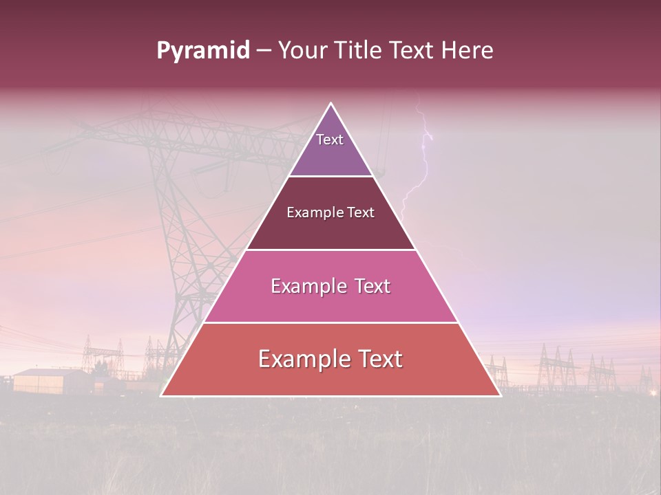 High Cable Arc PowerPoint Template