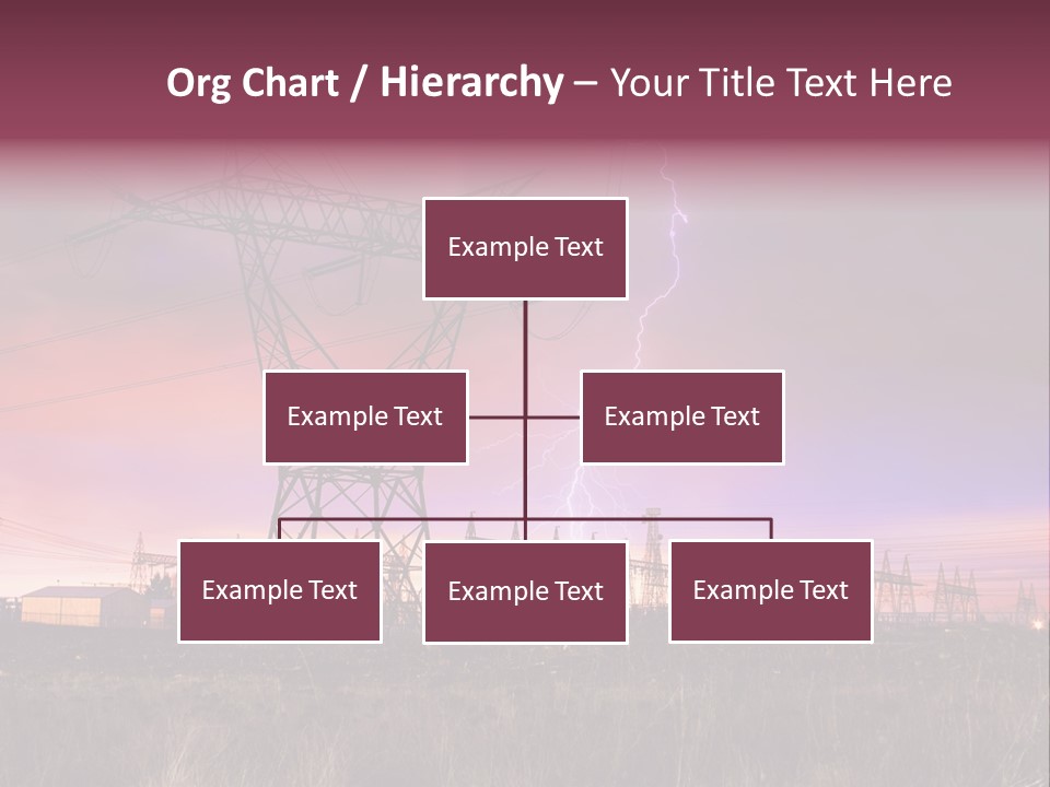 High Cable Arc PowerPoint Template