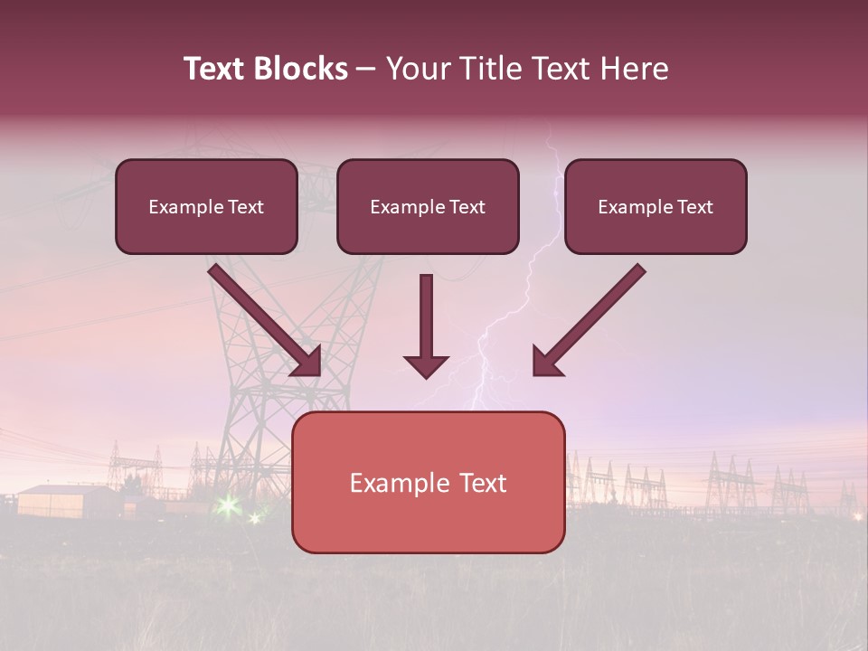 High Cable Arc PowerPoint Template
