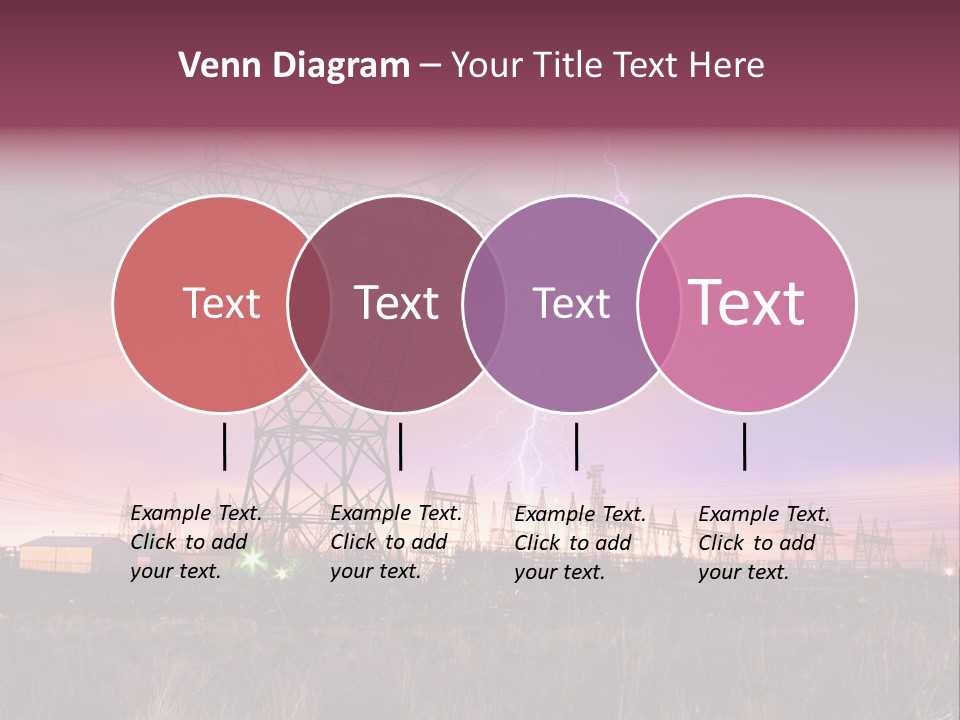 High Cable Arc PowerPoint Template