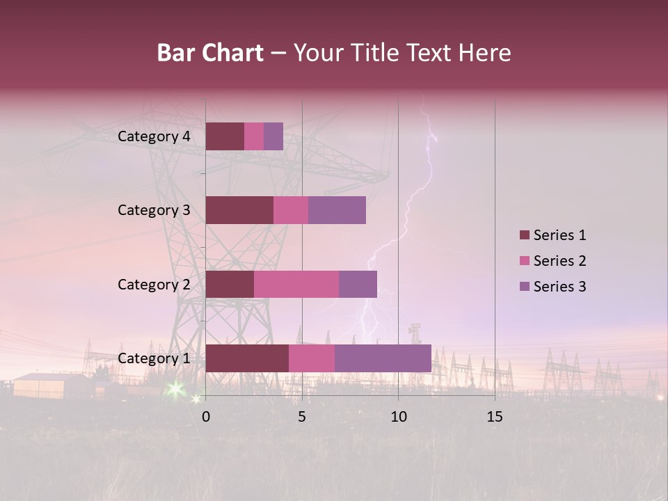 High Cable Arc PowerPoint Template