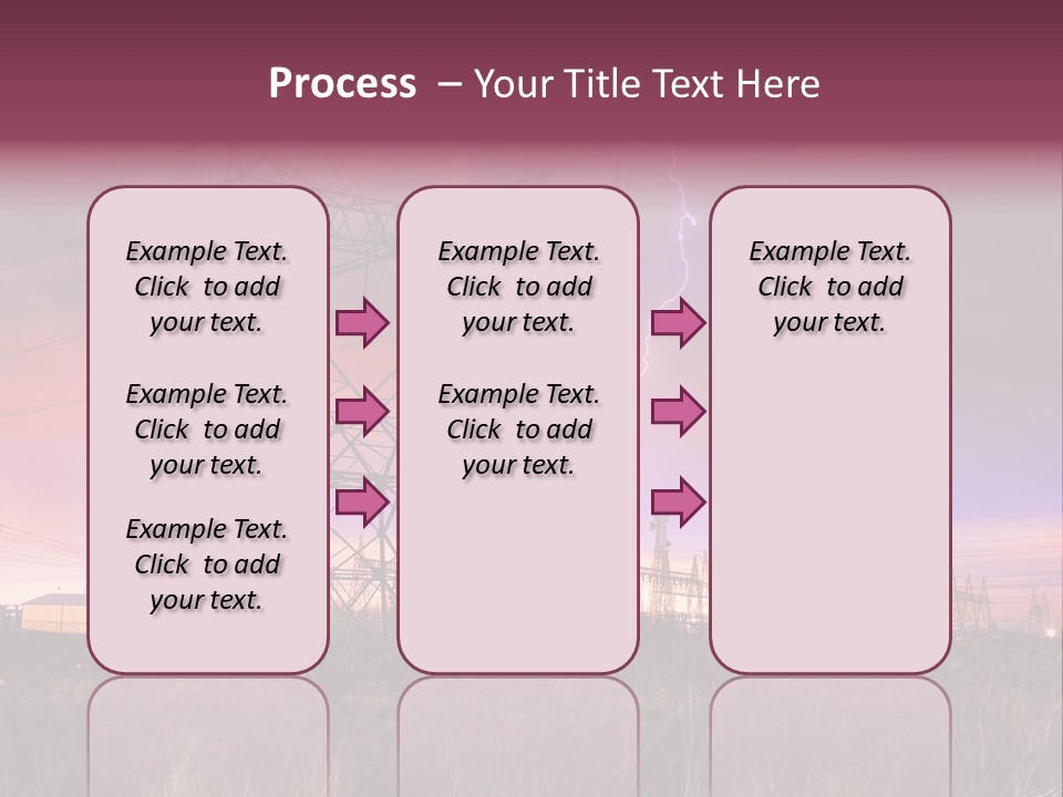 High Cable Arc PowerPoint Template