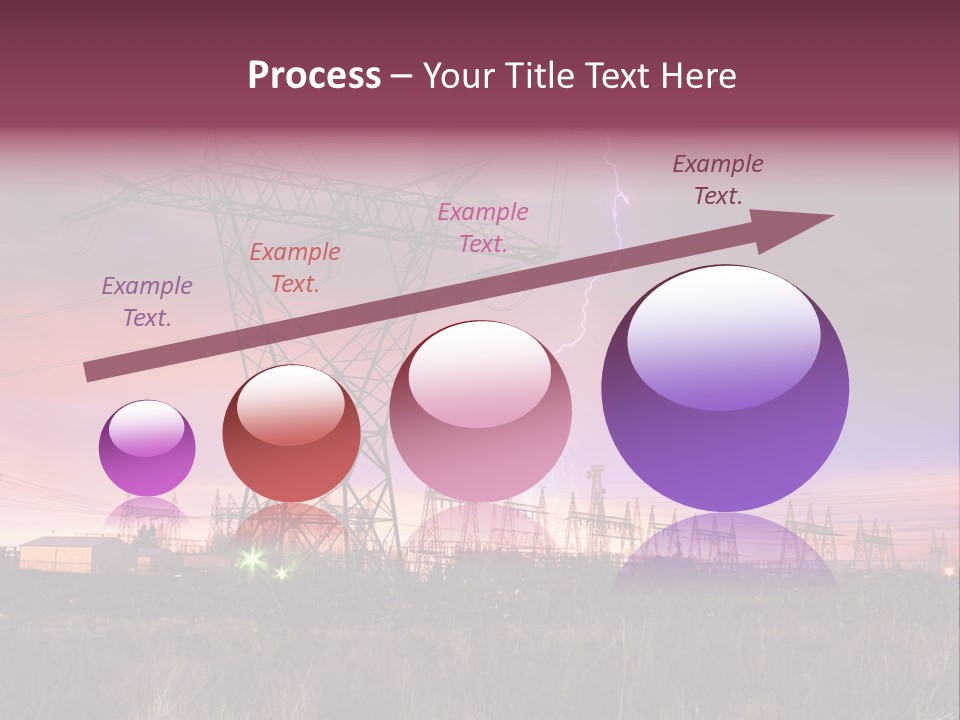 High Cable Arc PowerPoint Template