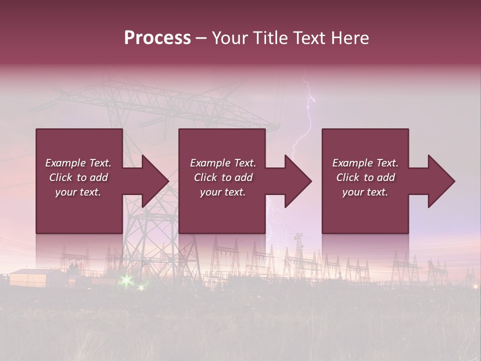 High Cable Arc PowerPoint Template