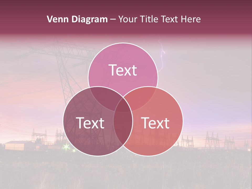 High Cable Arc PowerPoint Template