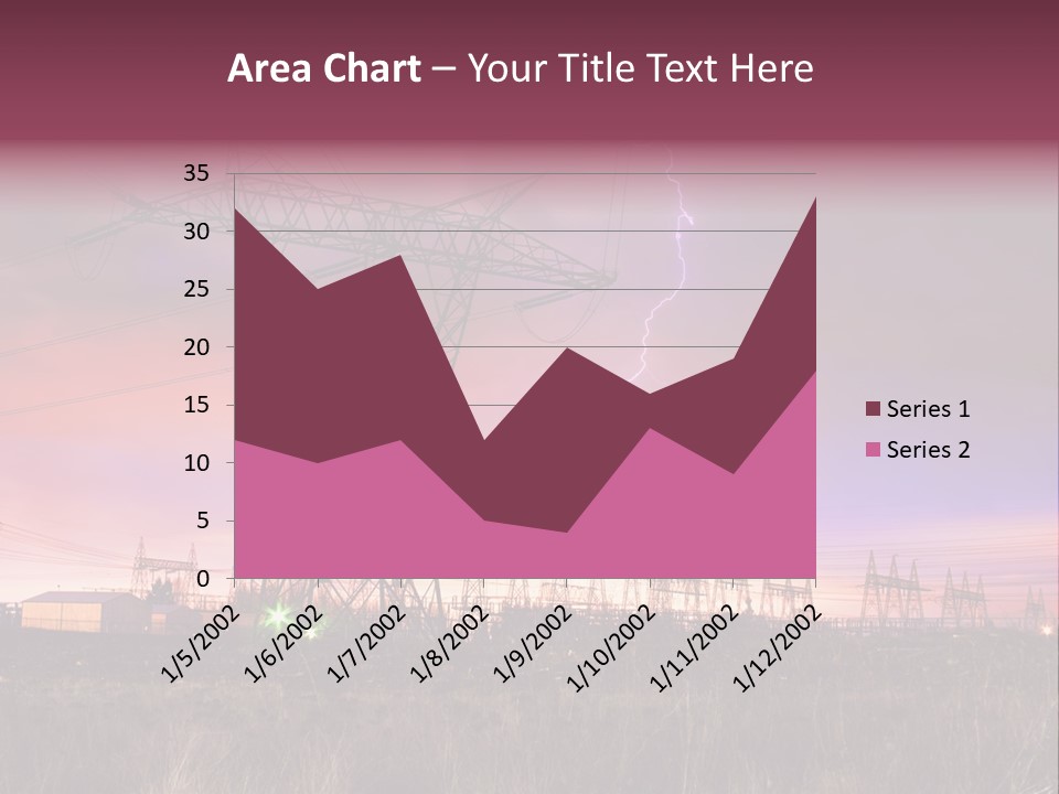 High Cable Arc PowerPoint Template