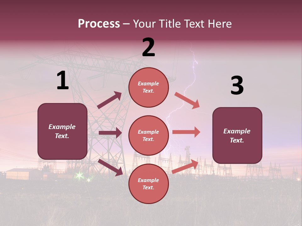 High Cable Arc PowerPoint Template