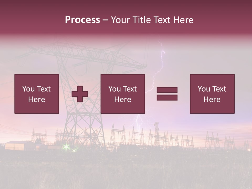 High Cable Arc PowerPoint Template