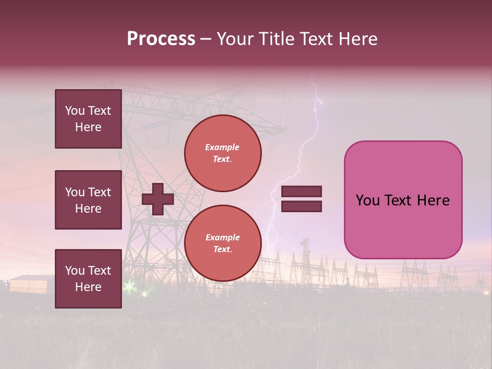 High Cable Arc PowerPoint Template