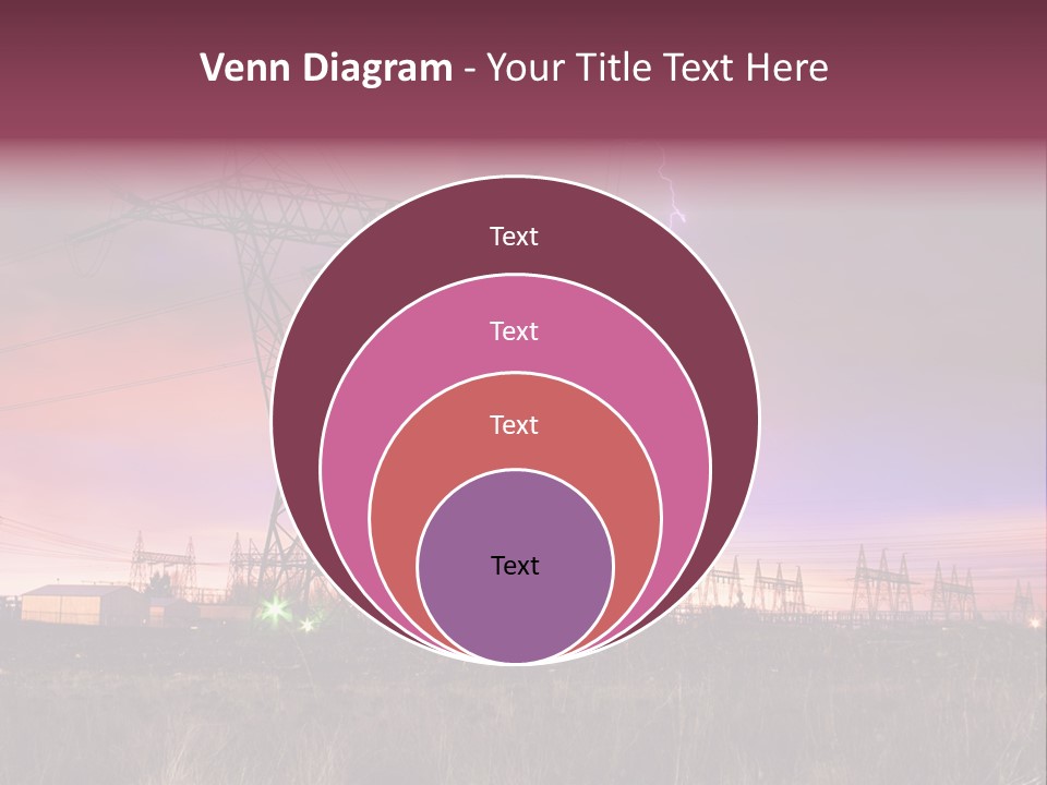 High Cable Arc PowerPoint Template