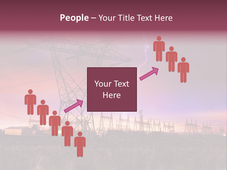 High Cable Arc PowerPoint Template