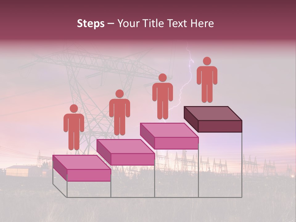 High Cable Arc PowerPoint Template